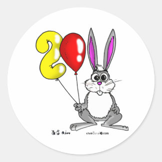The Year 2011 Rabbit Runder Aufkleber