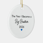 The Year I Became a Big Brother Christmas  Keramik Ornament (Rechts)