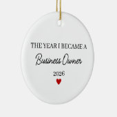 The Year I Became a Business Owner Keramik Ornament (Rechts)