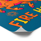 The Year Of The Fire Horse 2026 Celebration Design Poster (Ecke)