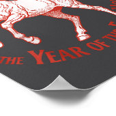 The Year Of The Fire Horse 2026 Celebration  Poster (Ecke)