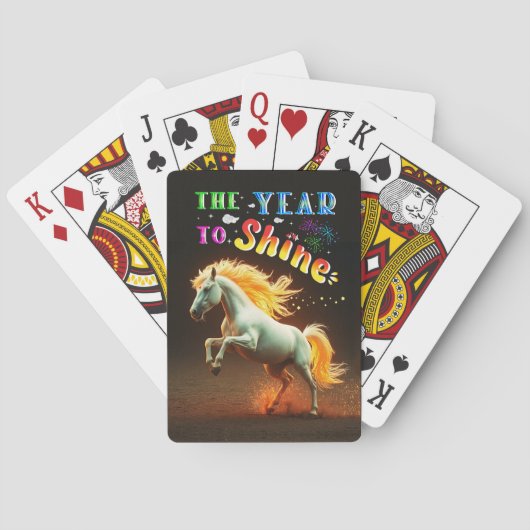 The Year To Shine Spielkarten (Rückseite)
