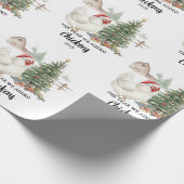 The Year We Added Chickens Custom Raising Chickens Geschenkpapier (Ecke)