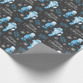 THE YEAR WITHOUT A SANTA CLAUS™ Snow Miser Pattern Geschenkpapier (Ecke)