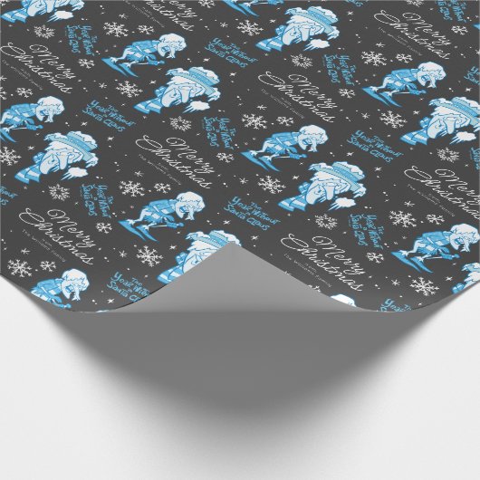 THE YEAR WITHOUT A SANTA CLAUS™ Snow Miser Pattern Geschenkpapier (Ecke)