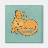 The Yellow Cat Magnet (Vorne)