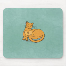 The Yellow Cat Mousepad