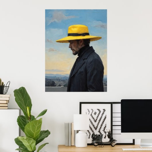 The Yellow Hat Poster (Heimbüro)