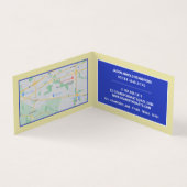 The Yellow House by Van Gogh, Art Supplies Store Visitenkarten (Innenseite)