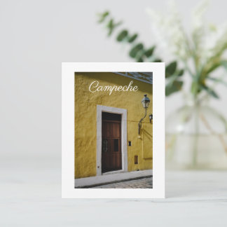 The Yellow House, Campeche, Mexico Feiertagspostkarte