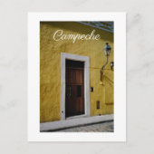 The Yellow House, Campeche, Mexico Feiertagspostkarte (Vorderseite)