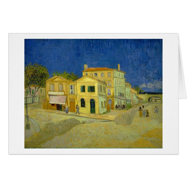 The Yellow House (F464) Van Gogh Fine Art (Vorderseite (Horizontal))