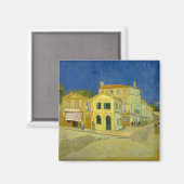 The Yellow House (F464) Van Gogh Fine Art Magnet (Vorderseite/Rückseite)