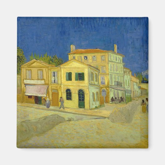 The Yellow House (F464) Van Gogh Fine Art Magnet (Vorne)