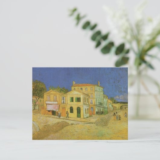 The Yellow House (F464) Van Gogh Fine Art Postkarte (Stehend Vorderseite)
