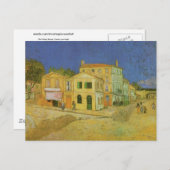 The Yellow House (F464) Van Gogh Fine Art Postkarte (Vorne/Hinten)