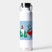 The "Yes, Jesus Loves Me" Water bottle Trinkflasche (Vorne)