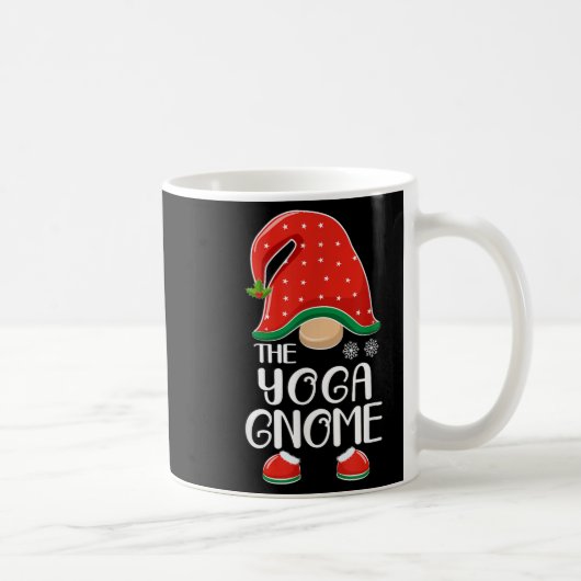 The Yoga Gnome Elf Matching Family Group Christmas Kaffeetasse (Rechts)