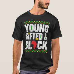 The Young Black Dashiki African Pride History Mona T-Shirt