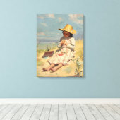 The Young Botanist (von Paul Peel) Leinwanddruck (Insitu (Holzboden))