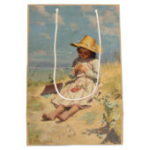 The Young Botanist (von Paul Peel) Mittlere Geschenktüte (Rückseite)