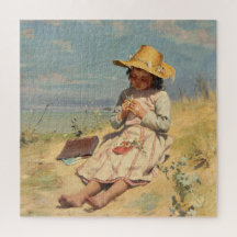 The Young Botanist (von Paul Peel)