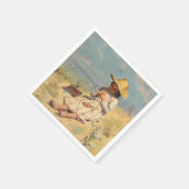 The Young Botanist (von Paul Peel) Serviette (Ecke)