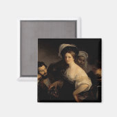 The Young Courtesan, 1821 Magnet (Vorderseite/Rückseite)
