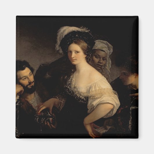 The Young Courtesan, 1821 Magnet (Vorne)