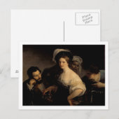 The Young Courtesan, 1821 Postkarte (Vorne/Hinten)