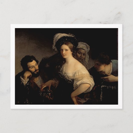 The Young Courtesan, 1821 Postkarte (Vorderseite)