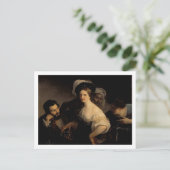 The Young Courtesan, 1821 Postkarte (Stehend Vorderseite)