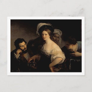 The Young Courtesan, 1821 Postkarte