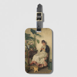 The Young Florist (von Carl Zewy) Gepäckanhänger