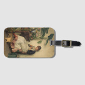 The Young Florist (von Carl Zewy) Gepäckanhänger (Vorderseite (Horizontal))