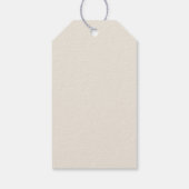 The Young Florist (von Carl Zewy) Geschenkanhänger (Rückseite)