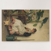 The Young Florist (von Carl Zewy) Puzzle (Horizontal)