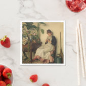 The Young Florist (von Carl Zewy) Serviette (Beispiel)