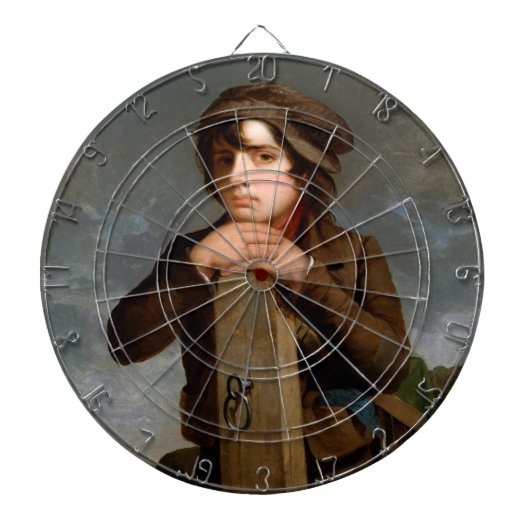 The Young Itinerant (von James Henry Beard) Dartscheibe (vorne)