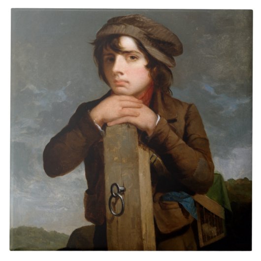 The Young Itinerant (von James Henry Beard) Fliese (Vorderseite)