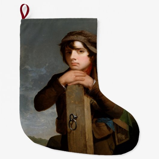 The Young Itinerant (von James Henry Beard) Großer Weihnachtsstrumpf (Vorderseite)