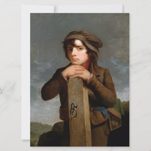 The Young Itinerant (von James Henry Beard) Karte (Vorderseite)