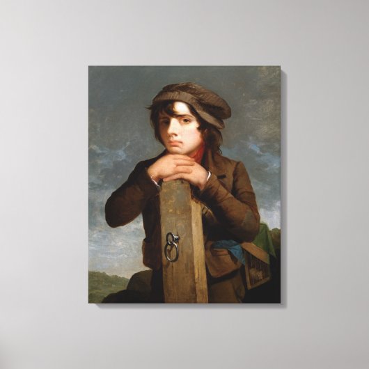 The Young Itinerant (von James Henry Beard) Leinwanddruck (Vorderseite)