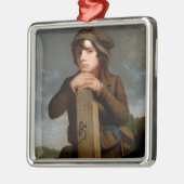 The Young Itinerant (von James Henry Beard) Ornament Aus Metall (Links)