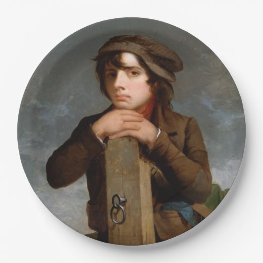 The Young Itinerant (von James Henry Beard) Pappteller (Vorderseite)