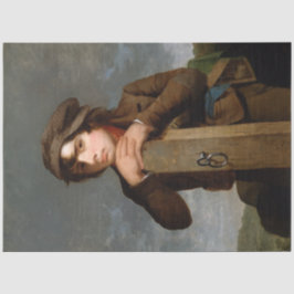 The Young Itinerant (von James Henry Beard) Seidenpapier