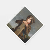 The Young Itinerant (von James Henry Beard) Serviette (Ecke)