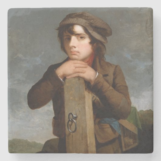 The Young Itinerant (von James Henry Beard) Steinuntersetzer (Vorderseite)