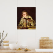 The Young Stableboy with a Stable Lamp, 1824 Poster (Küche)