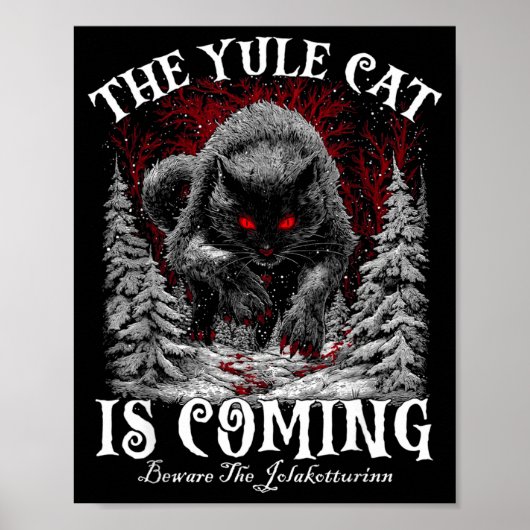 The Yule Cat Is Coming  Poster (Vorne)